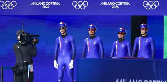Bronzo Italia nella staffetta maschile di Short Track