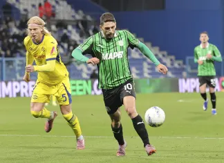 Il Sassuolo cala il tris, per il Verona è notte fonda: Berardi show, è 3-0