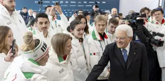 Mattarella in visita al Villaggio olimpico di Milano “Dallo sport un messaggio di pace” / Video