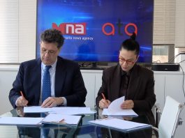 MNA and ATA news agencies sign a cooperation agreement
