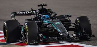 Russell detta il ritmo nella prima giornata dei secondi test pre stagionali in Bahrain