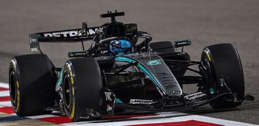 Russell detta il ritmo nella prima giornata dei secondi test pre stagionali in Bahrain