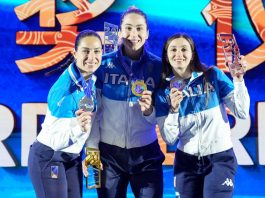 L’Italia della spada riscrive la storia a Wuxi: oro Rizzi, argento Santuccio e bronzo Fiamingo