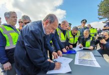 Frana Niscemi, Schifani consegna i lavori di rifacimento della Regia trazzera e i primi due alloggi per gli sfollati: “Atti concreti e veloci”