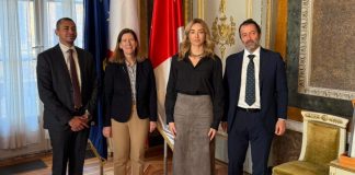 Genova, la sindaca Salis riceve a Palazzo Tursi la Console Generale di Germania in Italia Susanne Welter