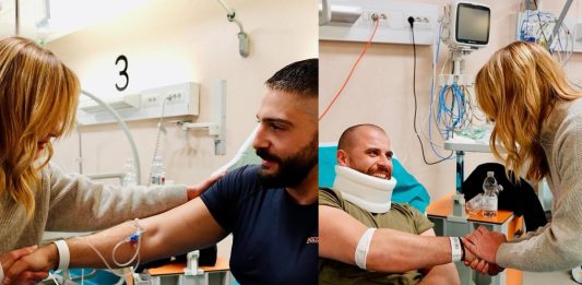 Premier Meloni in visita ad agenti feriti all’ospedale Molinette di Torino “Domani riunione di governo, faremo ciò che serve” / Foto e Video