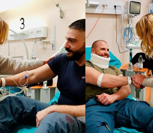 Premier Meloni in visita ad agenti feriti all’ospedale Molinette di Torino “Domani riunione di governo, faremo ciò che serve” / Foto e Video