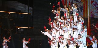 Cina: a Taipan torneo di pallacanestro durante “gala di villaggio” (3)