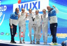 La spada femminile è di bronzo a Wuxi, le azzurre chiudono al terzo posto nella gara a squadre