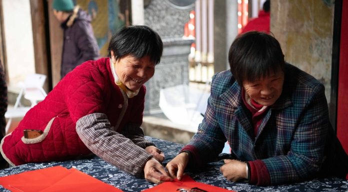 Cina: Anhui, le usanze popolari in vista della Festa di primavera (2)