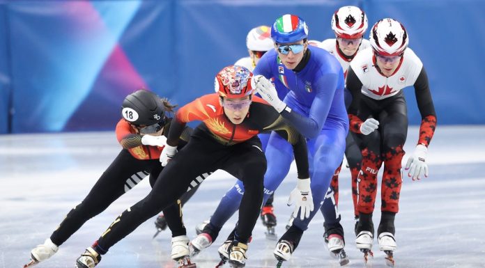 Milano-Cortina 2026: squadra cinese in gara in staffetta mista di short track (3)