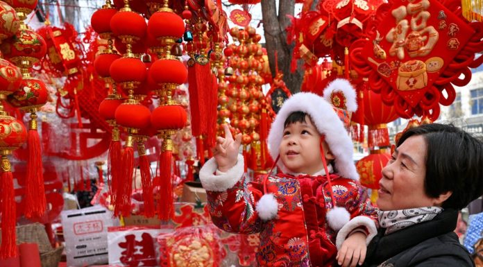 Cina: celebrazioni nel nord del Paese in vista della Festa di primavera (1)