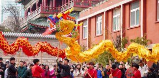 Cina: celebrazioni nel nord del Paese in vista della Festa di primavera (3)