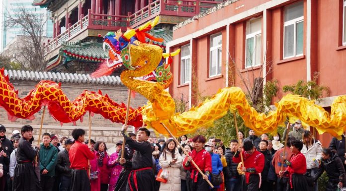 Cina: celebrazioni nel nord del Paese in vista della Festa di primavera (3)