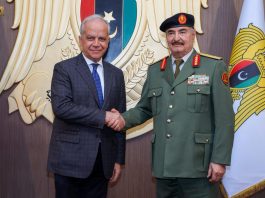 Libia, Piantedosi incontra Khalifa Haftar: “Rafforzare la cooperazione per il contrasto alle reti criminali”