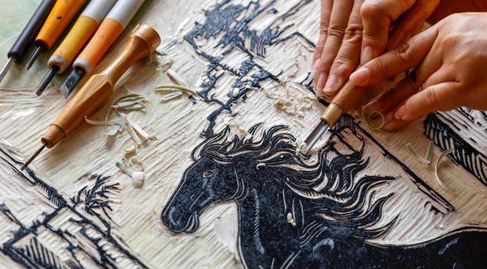 Cina: nell’Anhui stampe su blocchi di legno per l’Anno del cavallo (3)