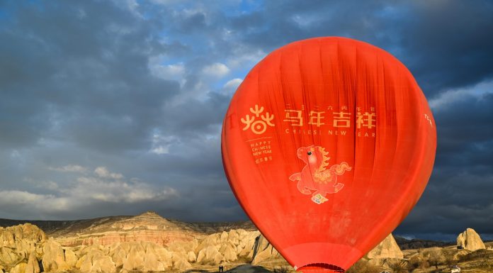Turchia: festeggiamenti in mongolfiera per il Capodanno cinese (1)