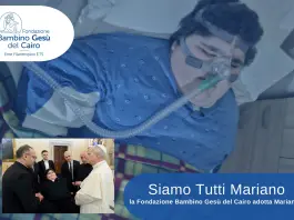 “Siamo tutti Mariano”: la Fondazione Bambino Gesù del Cairo adotta bimbo di 200kg