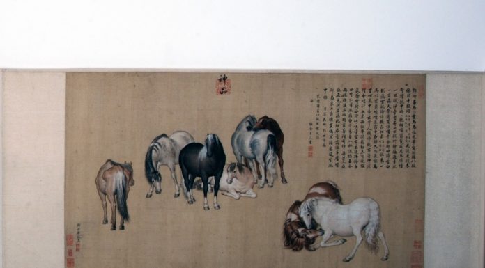 L’opera “Otto Cavalli” dell’italiano Castiglione mostra fusione artistica tra Cina e Occidente