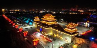 Cina: lanterne decorative in tutto il Paese per la Festa di primavera (3)