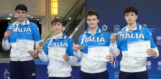 Europei Giovani di Tbilisi, Italia d’argento nella prova a squadre di spada maschile