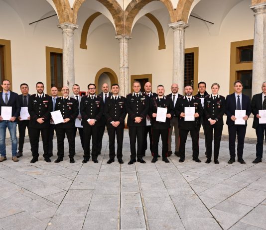 Palermo, 13 encomi ai Carabinieri che si sono distinti in due operazioni di servizio