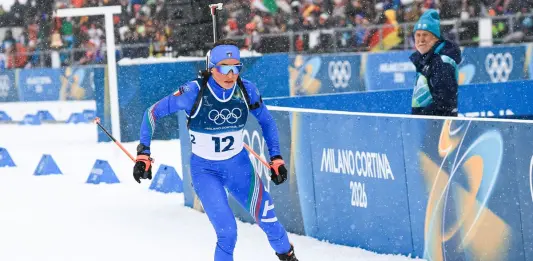 Biathlon, Dorothea Wierer quinta nell’ultima gara della carriera: oro olimpico nella mass start a Michelon