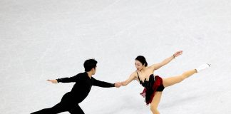 Milano-Cortina 2026: i cinesi Sui e Han in gara nel programma corto a coppie di pattinaggio artistico (3)
