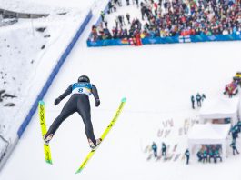 Milano-Cortina 2026: atleti cinesi gareggiano nella combinata nordica (1)