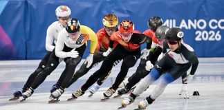 Milano-Cortina: la Cina vince la Finale B nella staffetta 5.000 metri maschile di short track (3)