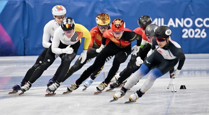 Milano-Cortina: la Cina vince la Finale B nella staffetta 5.000 metri maschile di short track (3)