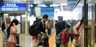 Cina: 258 milioni di viaggi ferroviari dall’inizio del picco per la Festa di primavera