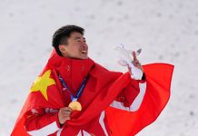 Milano-Cortina: il cinese Wang vince l’oro nell’aerials di sci freestyle, terzo Li (3)