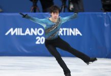 Milano Cortina 2026: il cinese Jin Boyang gareggia nel pattinaggio artistico (1)