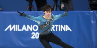 Milano Cortina 2026: il cinese Jin Boyang gareggia nel pattinaggio artistico (1)