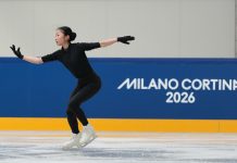 Milano-Cortina 2026: atleti cinesi di pattinaggio artistico si allenano in vista delle gare (2)