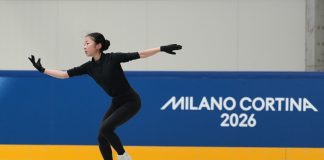 Milano-Cortina 2026: atleti cinesi di pattinaggio artistico si allenano in vista delle gare (2)