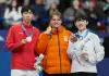 Milano Cortina 2026: premiazione dei 1000m di short track maschile (1)