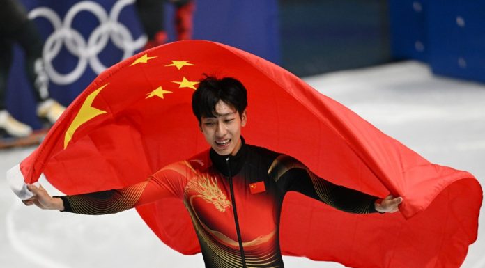 Milano Cortina 2026: il cinese Sun Long secondo nei 1000 metri di short track (1)