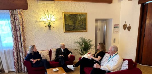 Mattarella a Cortina, incontra Sofia Goggia e chiama Arianna Fontana