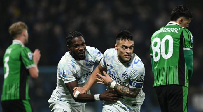 Inter travolgente a Reggio Emilia, 5-0 al Sassuolo e +8 sul Milan