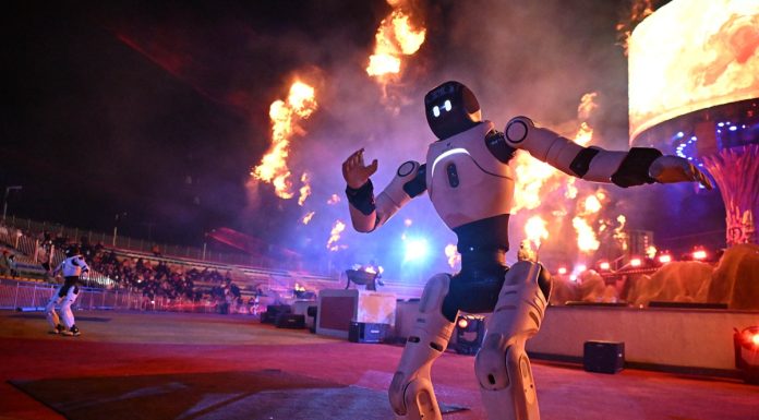 Cina: robot umanoidi si esibiscono in uno spettacolo a Qingdao (3)