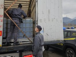 Maxi sequestro della Gdf di Udine di oltre 420.000 litri di prodotti energetici di contrabbando, accise evase per 1,1 milioni di euro