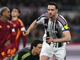 Gatti salva la Juve al 93′, la Roma si morde le mani: 3-3 all’Olimpico