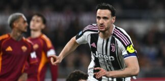 Gatti salva la Juve al 93′, la Roma si morde le mani: 3-3 all’Olimpico