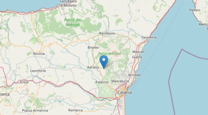 Scossa di terremoto di magnitudo 4.5 nel Catanese