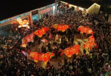 Cina, Anhui ospita la tradizionale parata di lanterne a forma di pesce