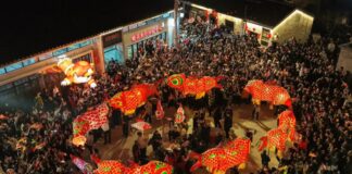 Cina, Anhui ospita la tradizionale parata di lanterne a forma di pesce