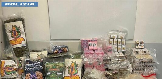 Emporio della droga in casa a Roma, sequestrati 40 Kg stupefacenti e 50 mila euro