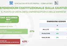 Referendum, sondaggio Piepoli-Conflavoro: il 57% degli imprenditori è per il sì